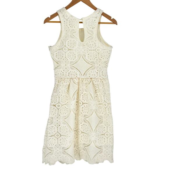 Japna NWT Cream Crochet Dress Size M - Picture 5 of 7